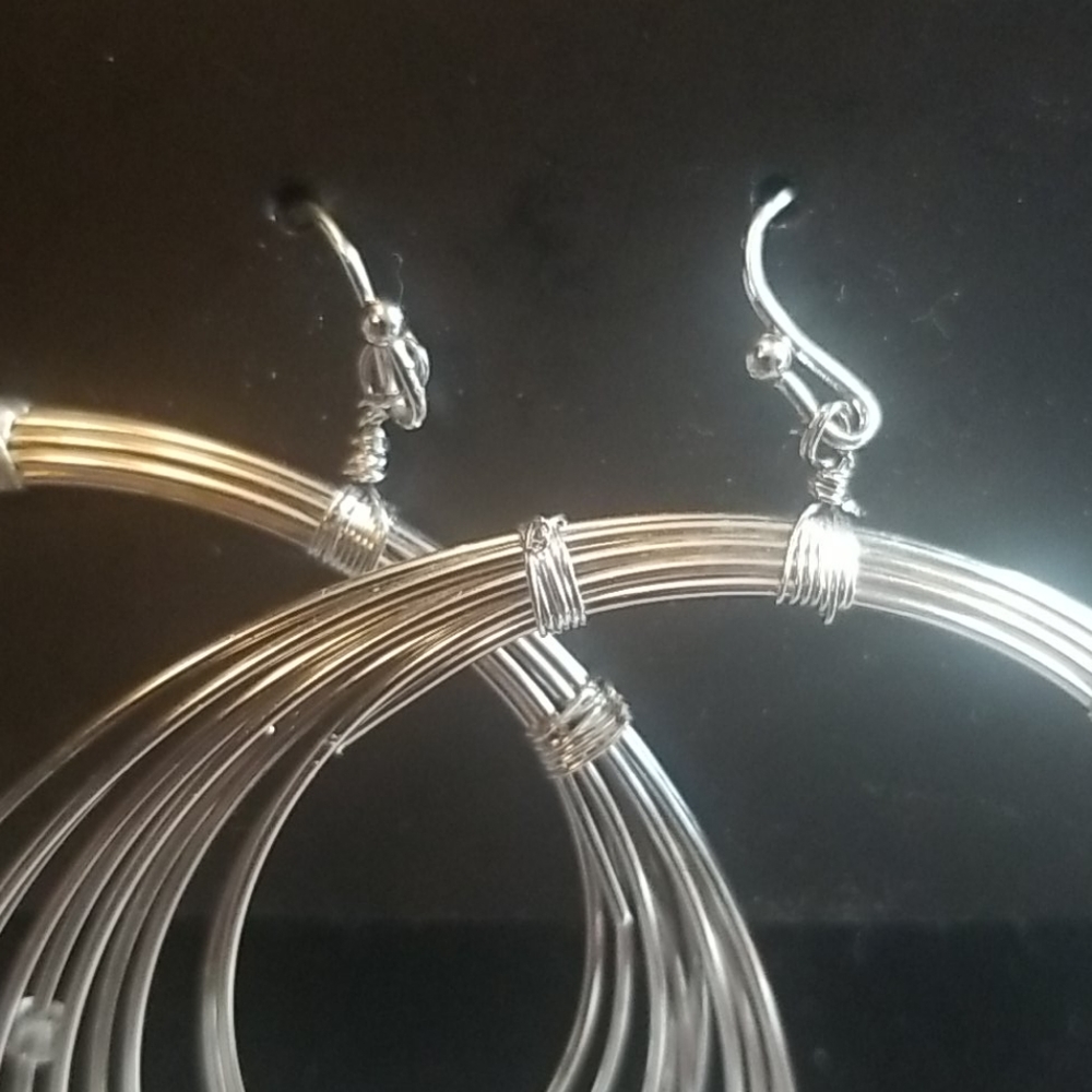 Circle earrings (NWOT) - Picture 2 of 3